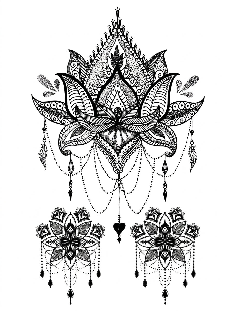 Bohemian Lotus Mandala