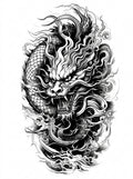 Fierce Oriental Dragon