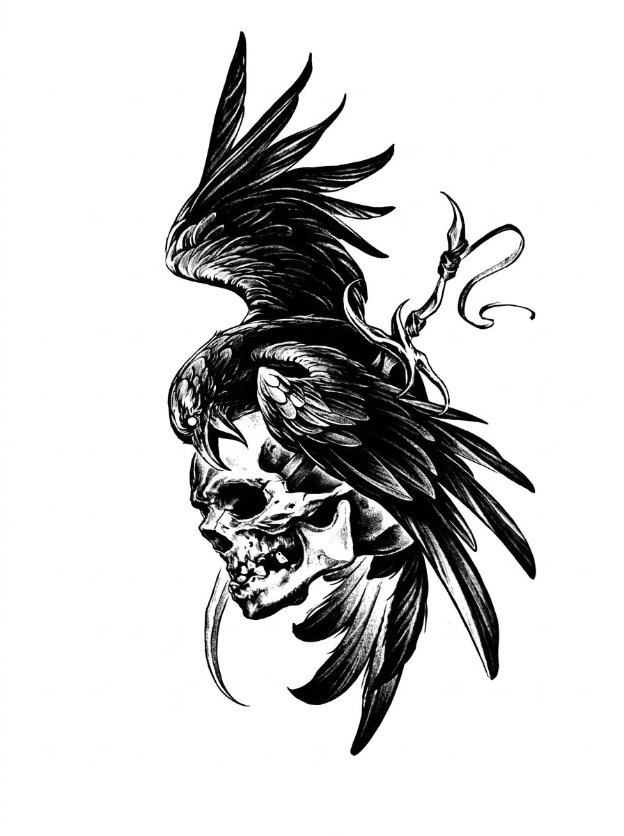 Raven Skull Reaper