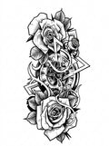 Timeless Roses & Clock