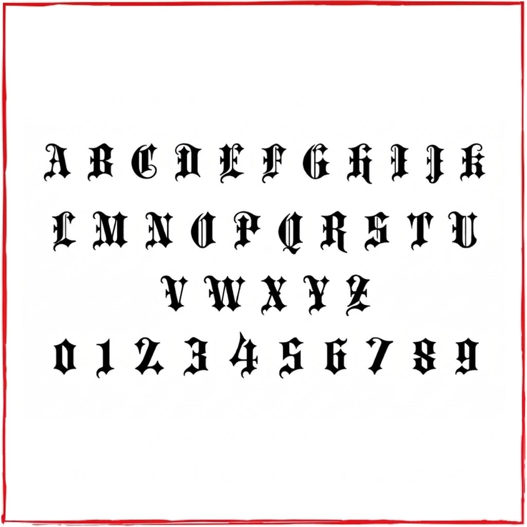 Gothic Lettering