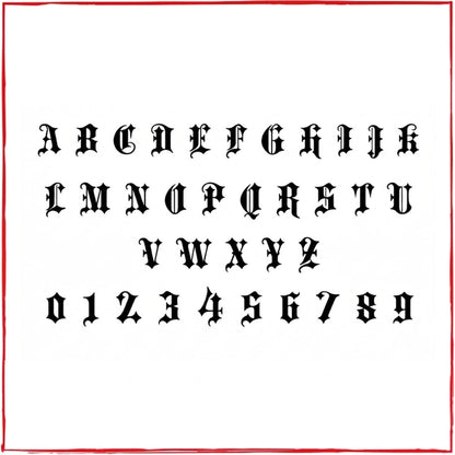 Gothic Lettering