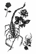 Realistic Scorpion Rose(Q-231)