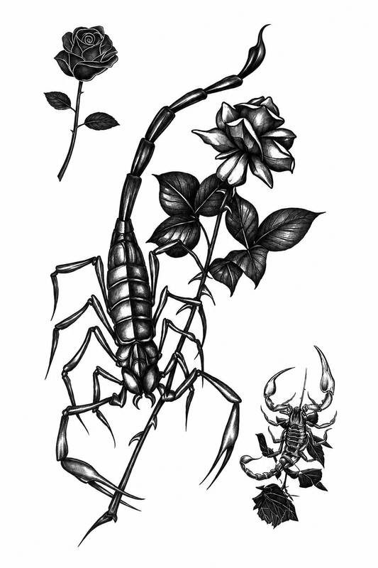 Realistic Scorpion Rose(Q-231)
