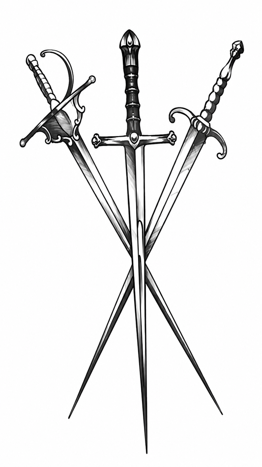 Three Warrior Swords (Q-613)